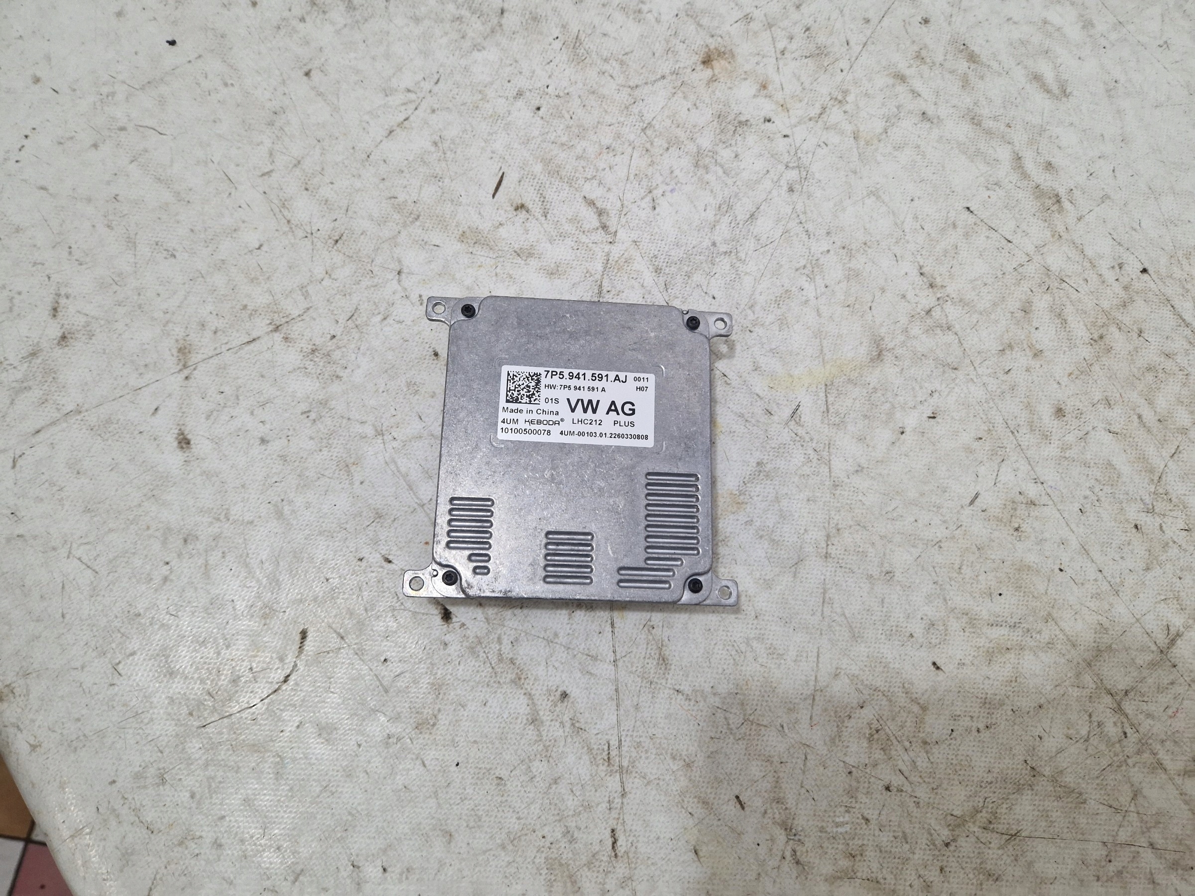 control unit module LED AUDI VOLKSWAGEN SKODA 7P5941591AJ