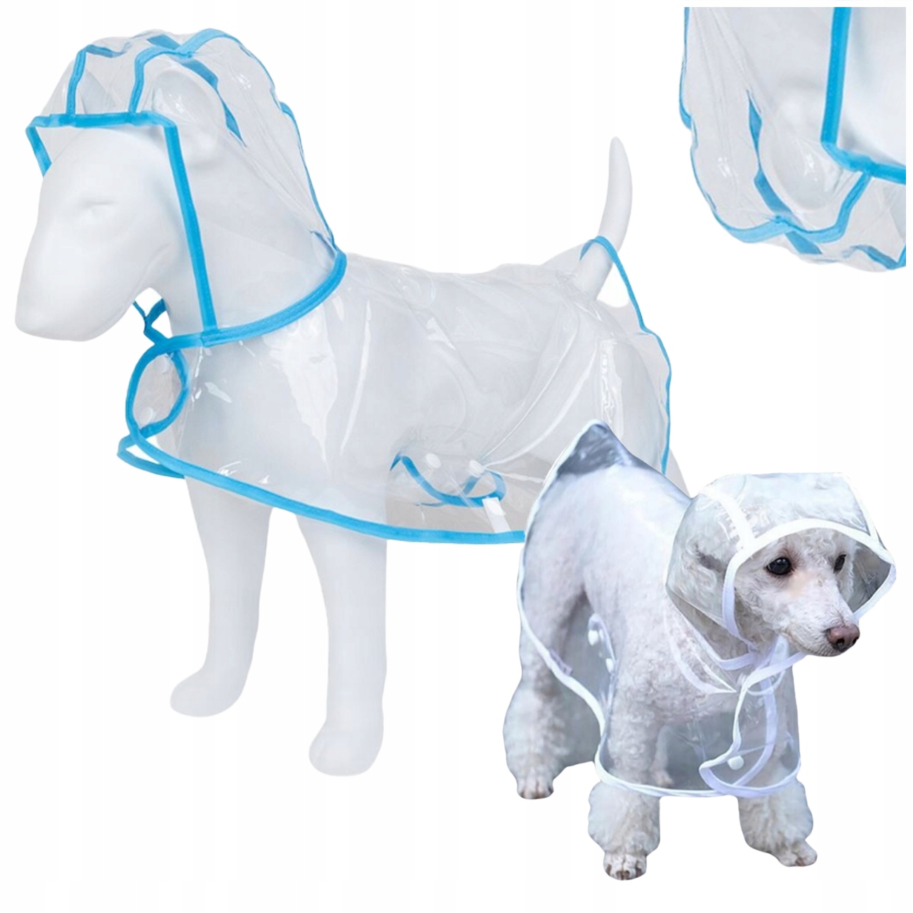 Levně Pláštěnka Pro Psa 6XL Voděodolná, Rainy, Modrá