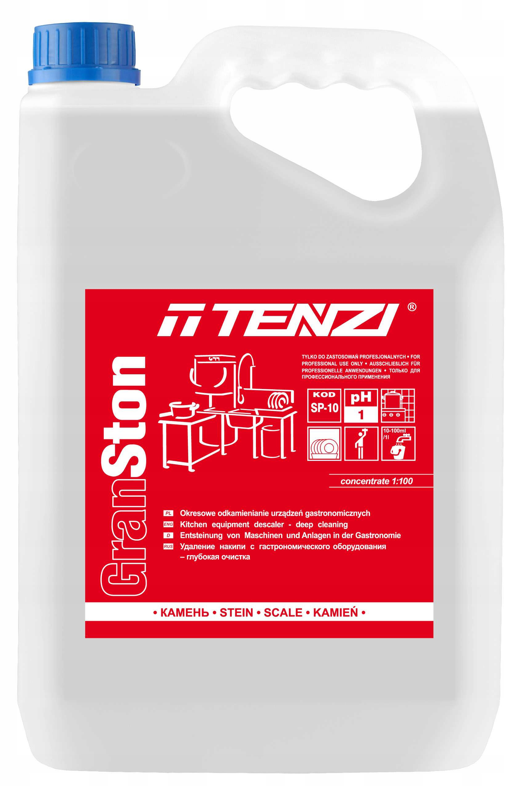 Levně Tenzi Gran Ston – Profesionální Odvápňovač – 5 L