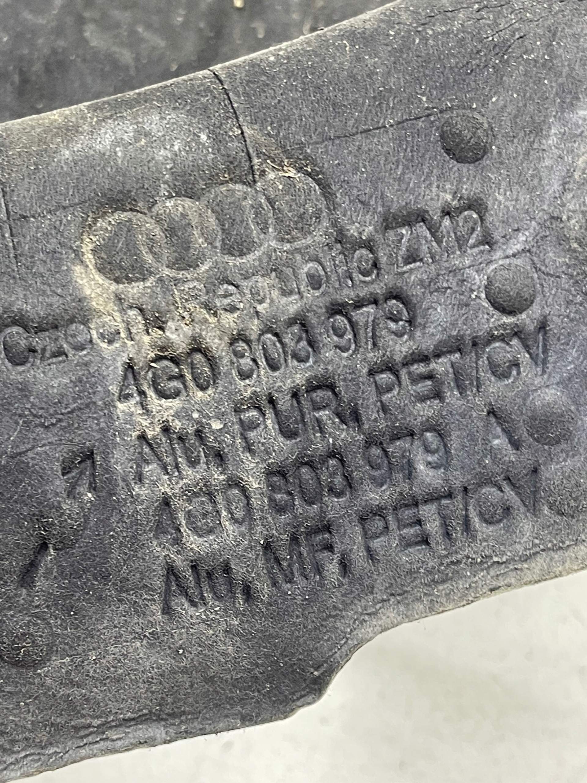 AUDI A7 A6 C7 Blende Abdeckung termiczna tunelu srodkowego Getriebe