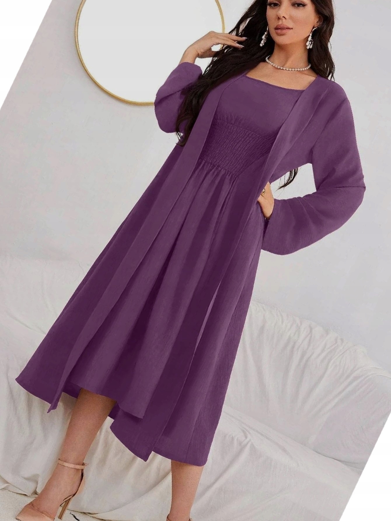 Komplet Šaty Prošívaná tunika L 40