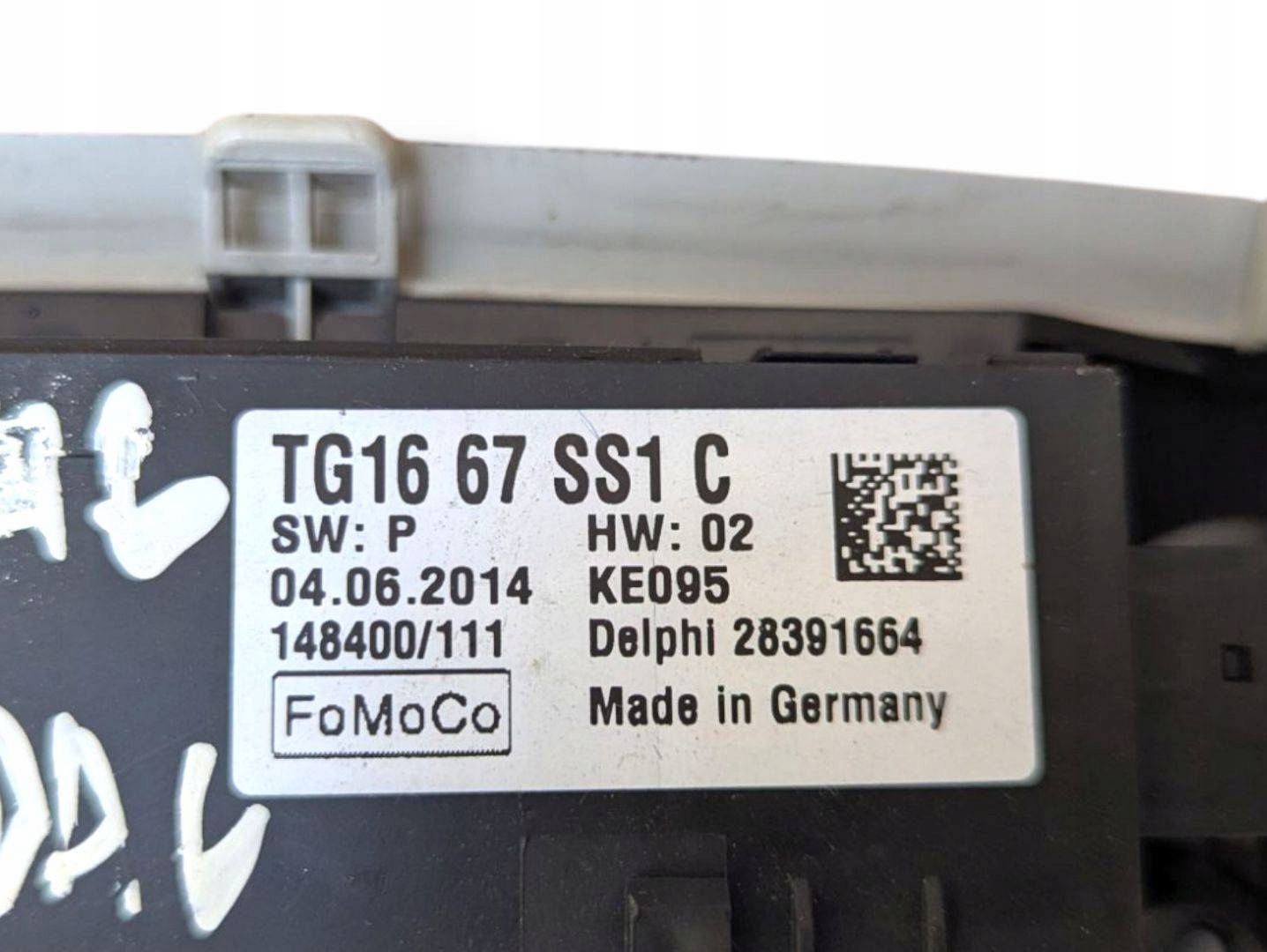 light oswietlenie cabs front Mazda 6 3 GJ 2015 TG1667SS1C
