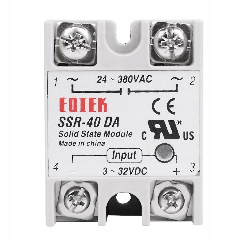 

675 Przekaźnik Półprzewodnikowy Ssr 24-380VAC 40A