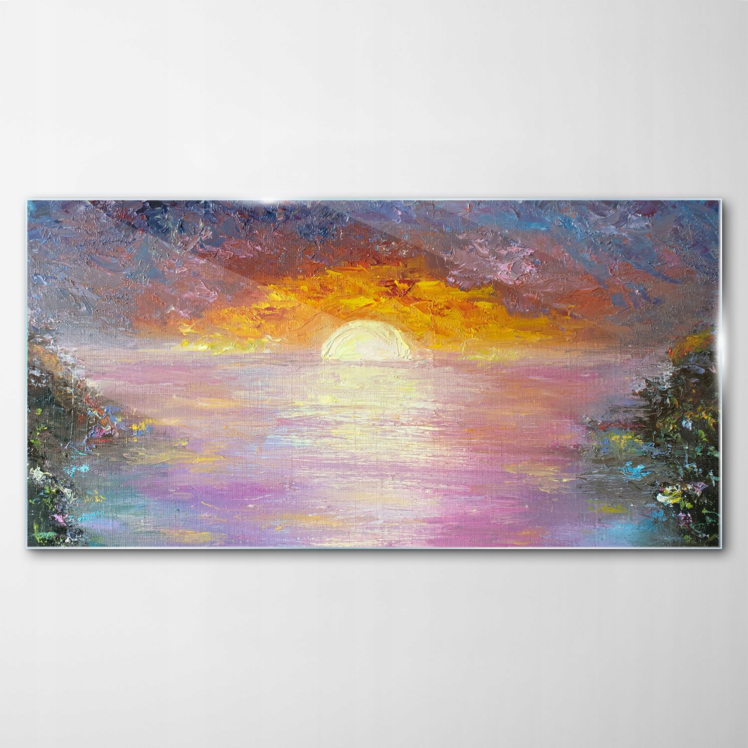 

Obraz Szklany Dekor Morze Zachód Słońca 120x60