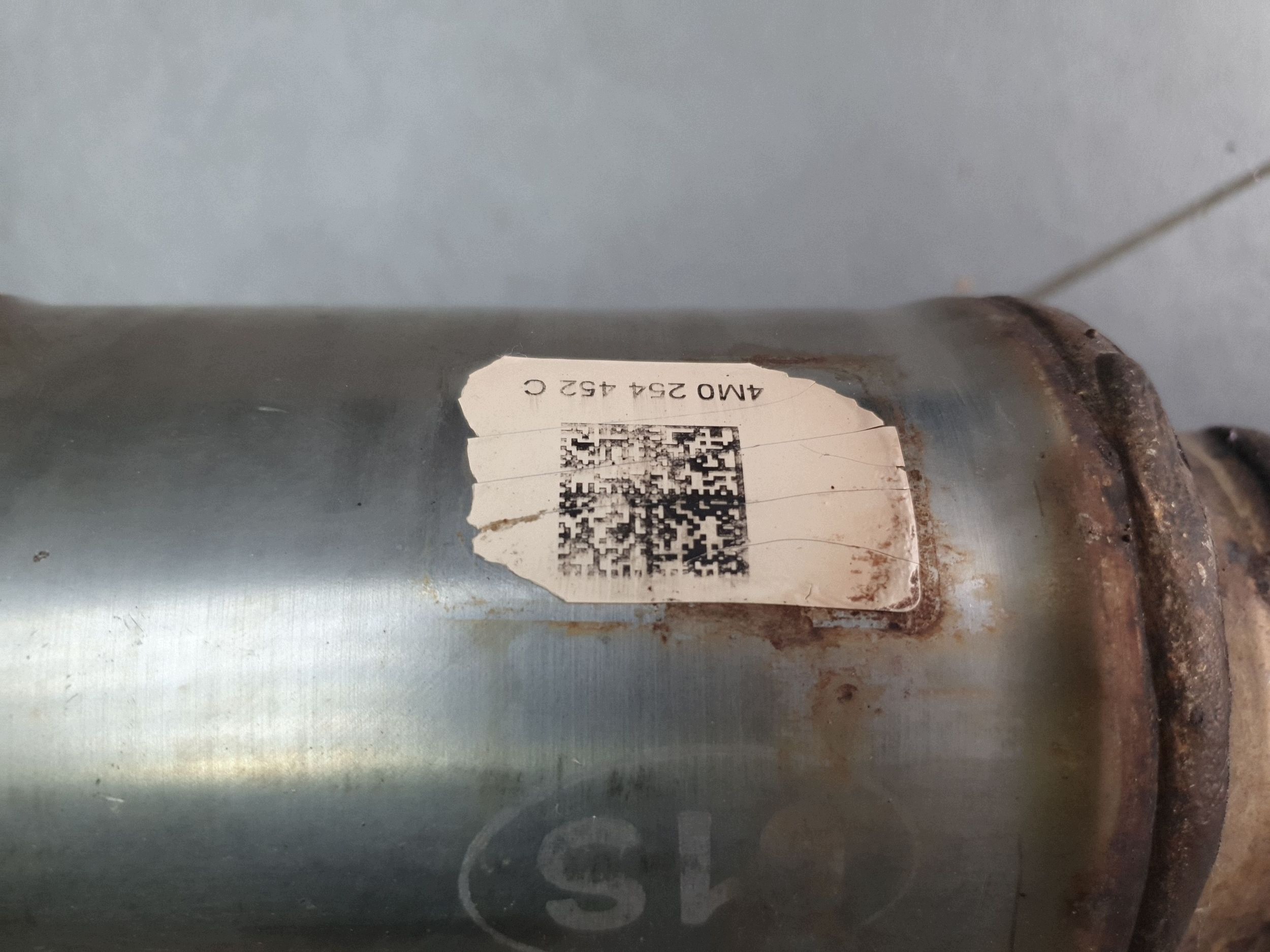 Audi Q7 4M catalyst pipe exhaust 4G0131703AL 4M0254452C