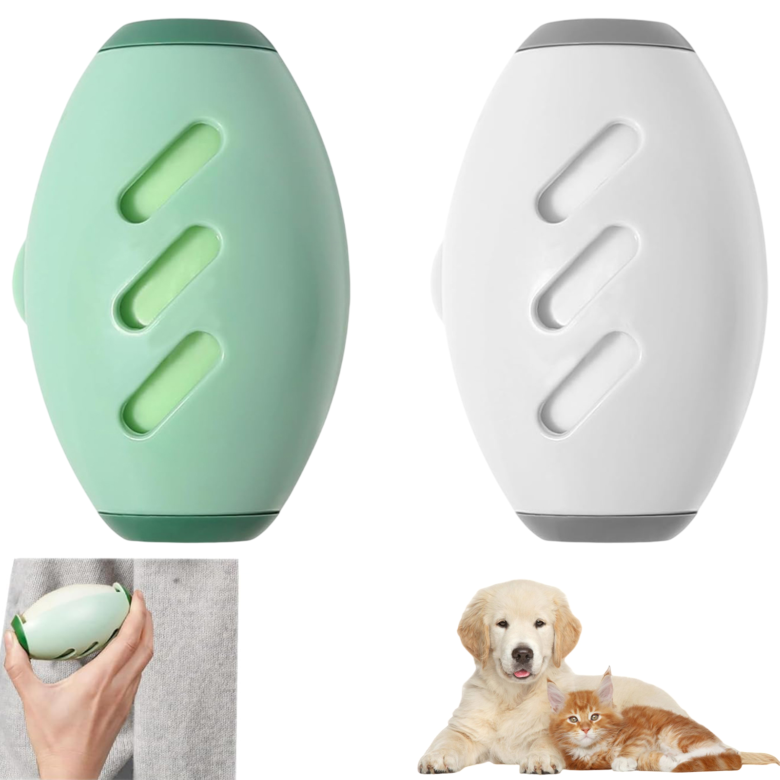 Levně Opakovaně Použitelný Váleček Na Odstraňování Zvířecích Chlupů, Omyvatelný, Přenosný Na Cesty