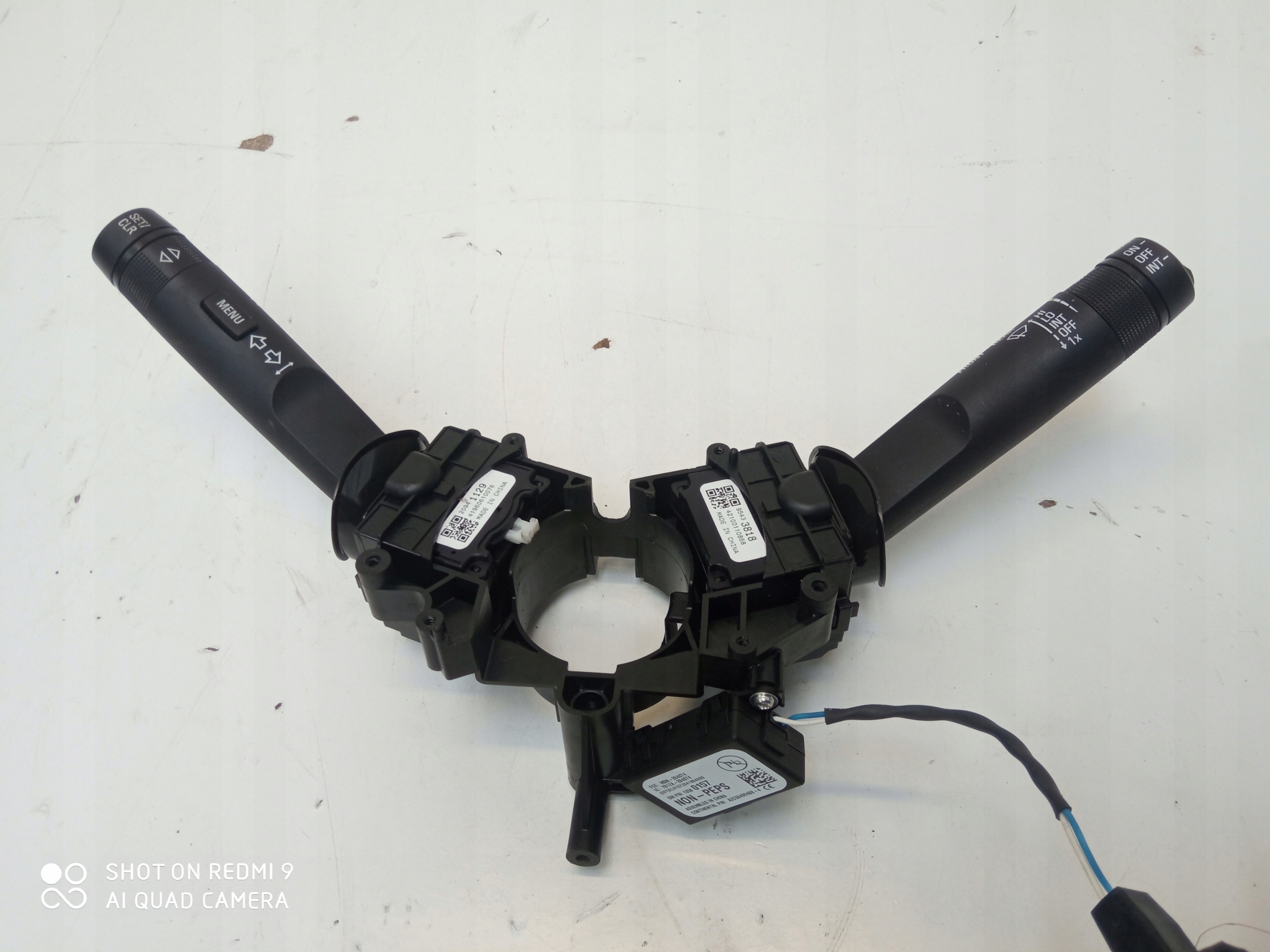 OPEL ZAFIRA C control MANETKA switch