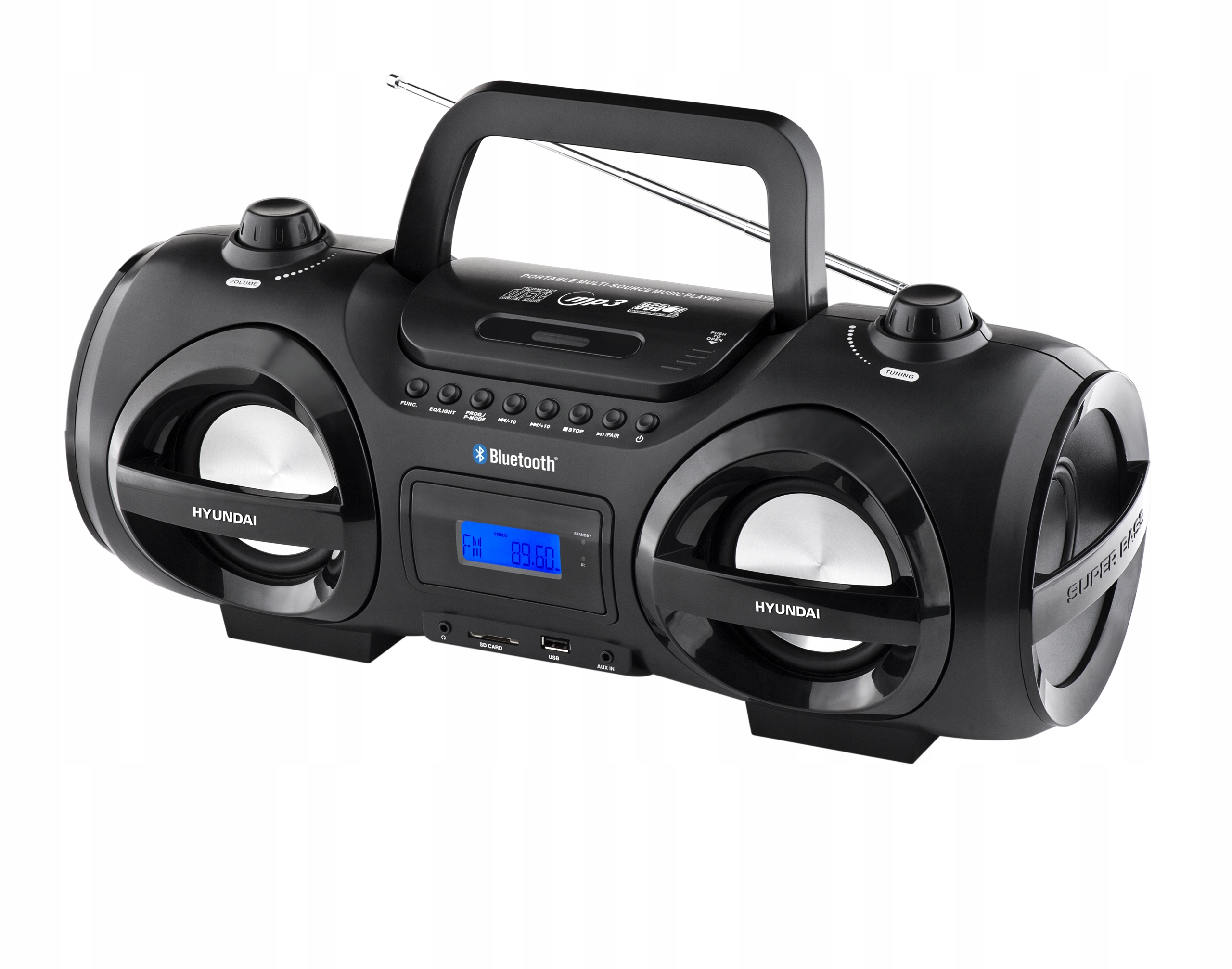 Hyundai TRC985BT Bluetooth Radio FM Czarny