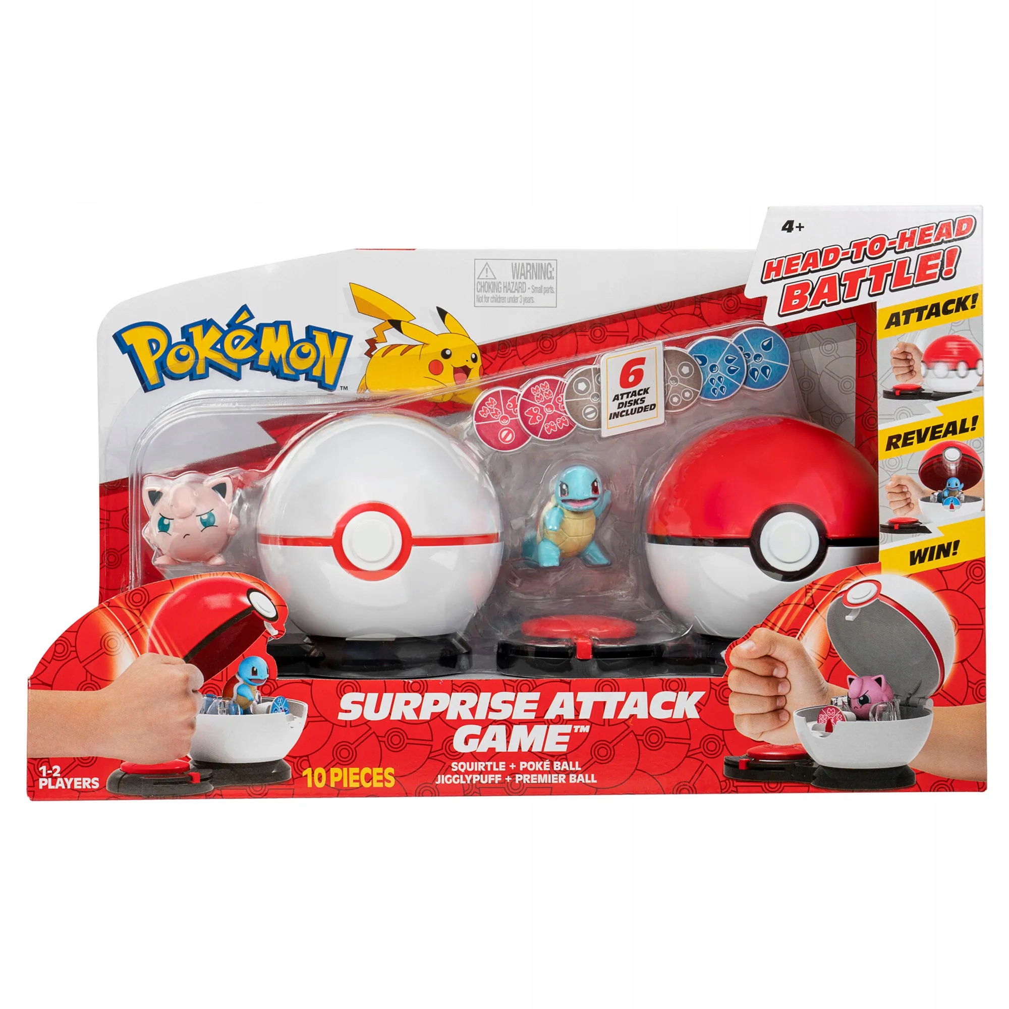 Jazwares 2506 Pokemon Gra Surprise Attack Squirtle