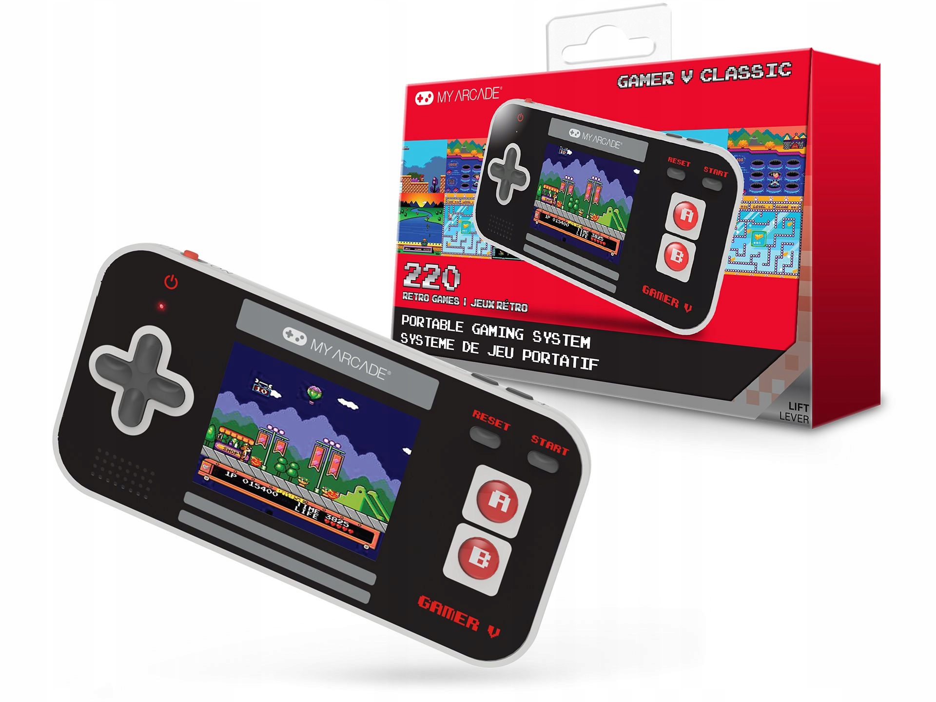 Mini Konsola Przenośna Retro 300 Gier DGUN-3911