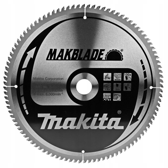

Makita B-09123 Tarcza Tnąca Do Drewna 305x30 100Z