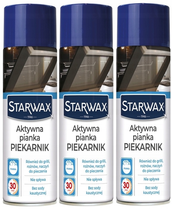 3x Starwax Aktivní Pěnová Trouba 500 ML