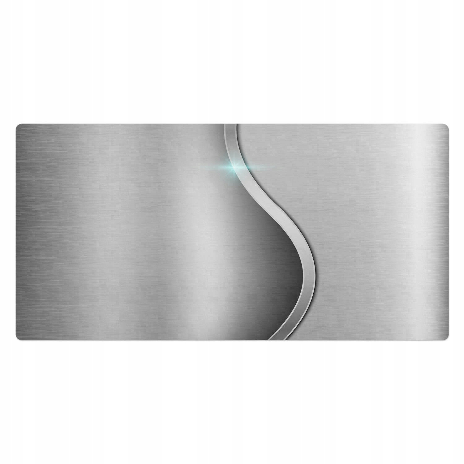 Ochranná dekorativní podložka na kancelářský stůl Metalický vlnitý vzor 100 x 50 cm