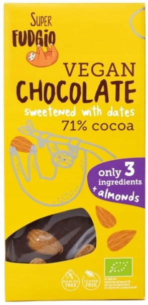 Levně Čokoláda veganská slazená datlemi a mandlemi Bio 100 g