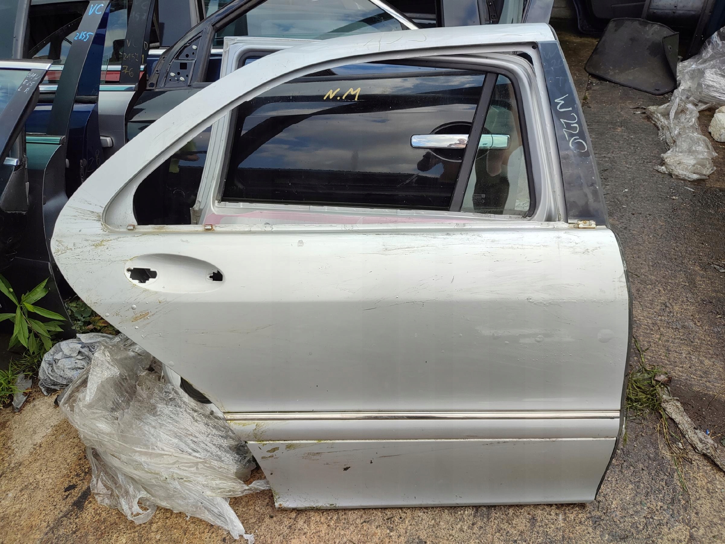 door rear part right MERCEDES S-KLASA W220 unprotected