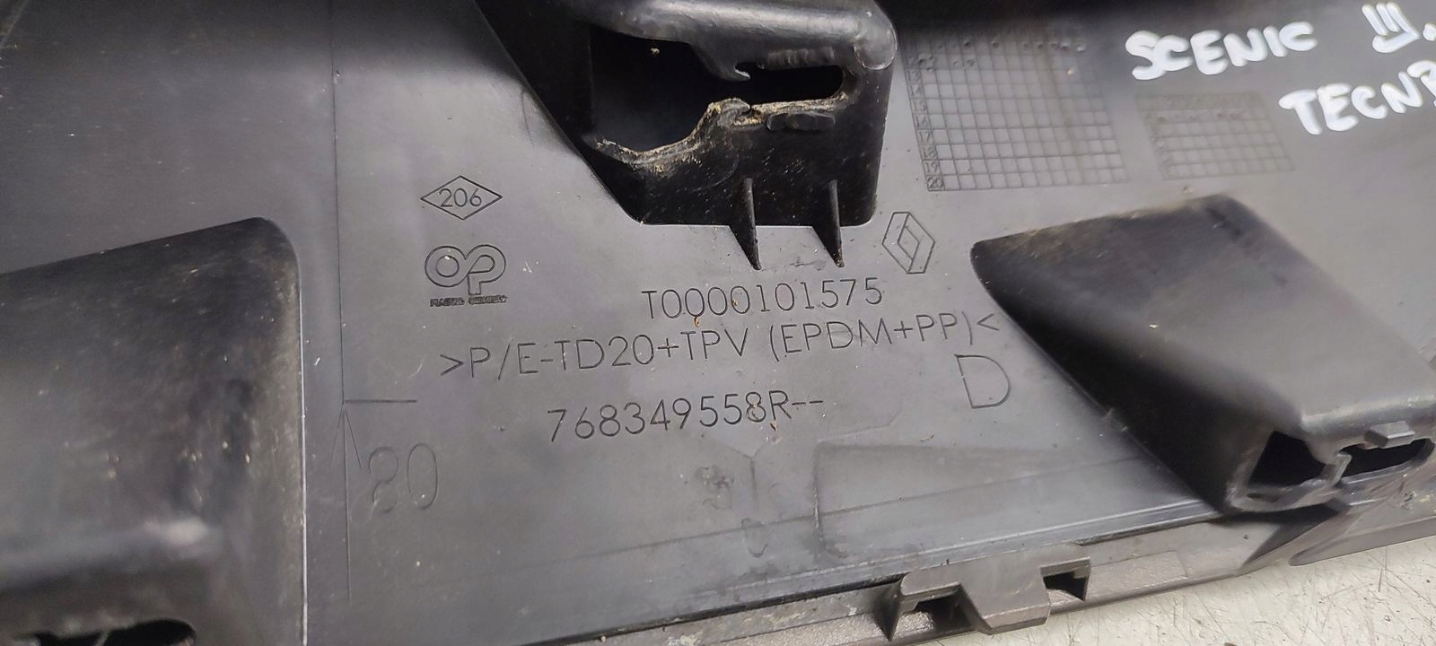 moulding windows czolowej right Renault Grand Scenic III TECNB