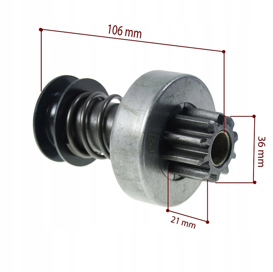 MTZ15/K - BENDIX СТАРТЕР MTZ 6-РІЗЕЦЬ THM ST142M-600