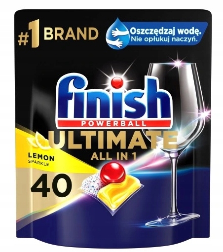 Levně Finish Quantum Ultimate kapsle do myčky All in 1 lemon 40 ks