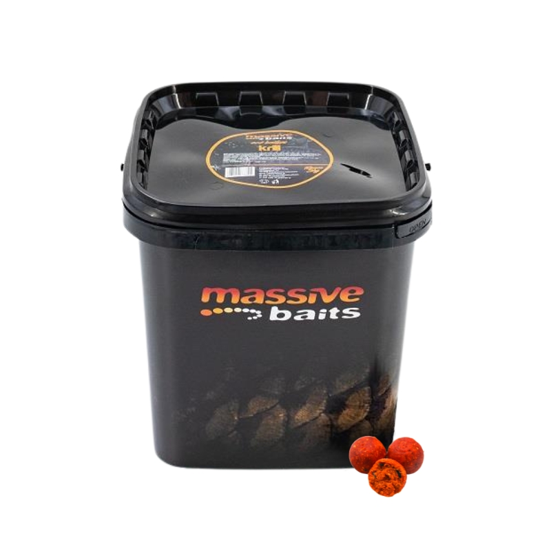 Massive Baits Kulki zanętowe w wiaderku Eco Boilies KRYL18mm 3kg
