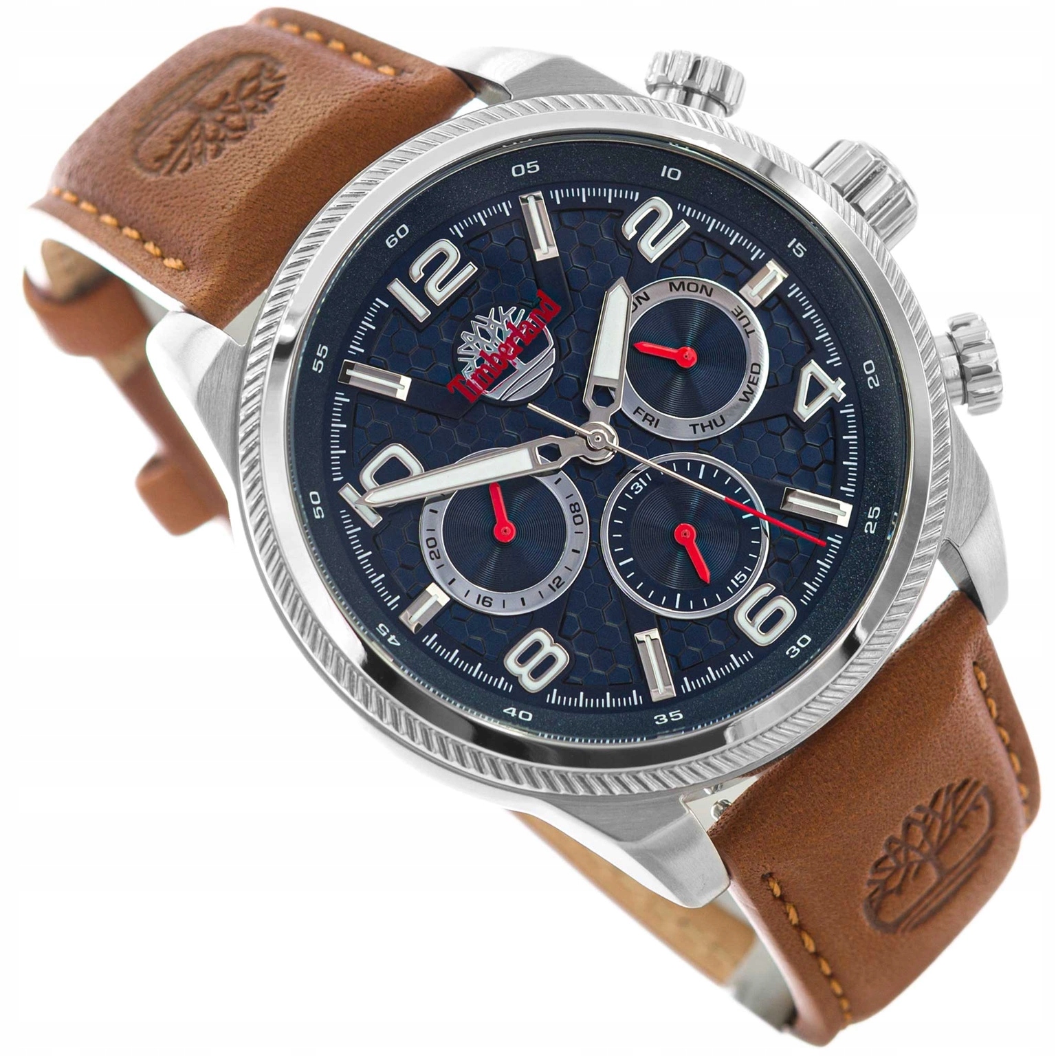 Pánské Hodinky Timberland TDWGF0028705 Classic Hnědé Na Řemínku Datumovka