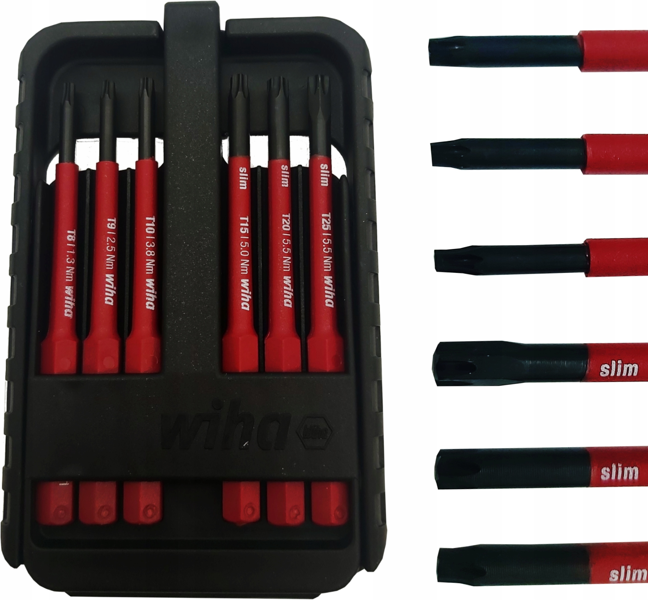 ZESTAW BITOW TORX 6 CZ SLIMBIT ELECTRIC WIHA