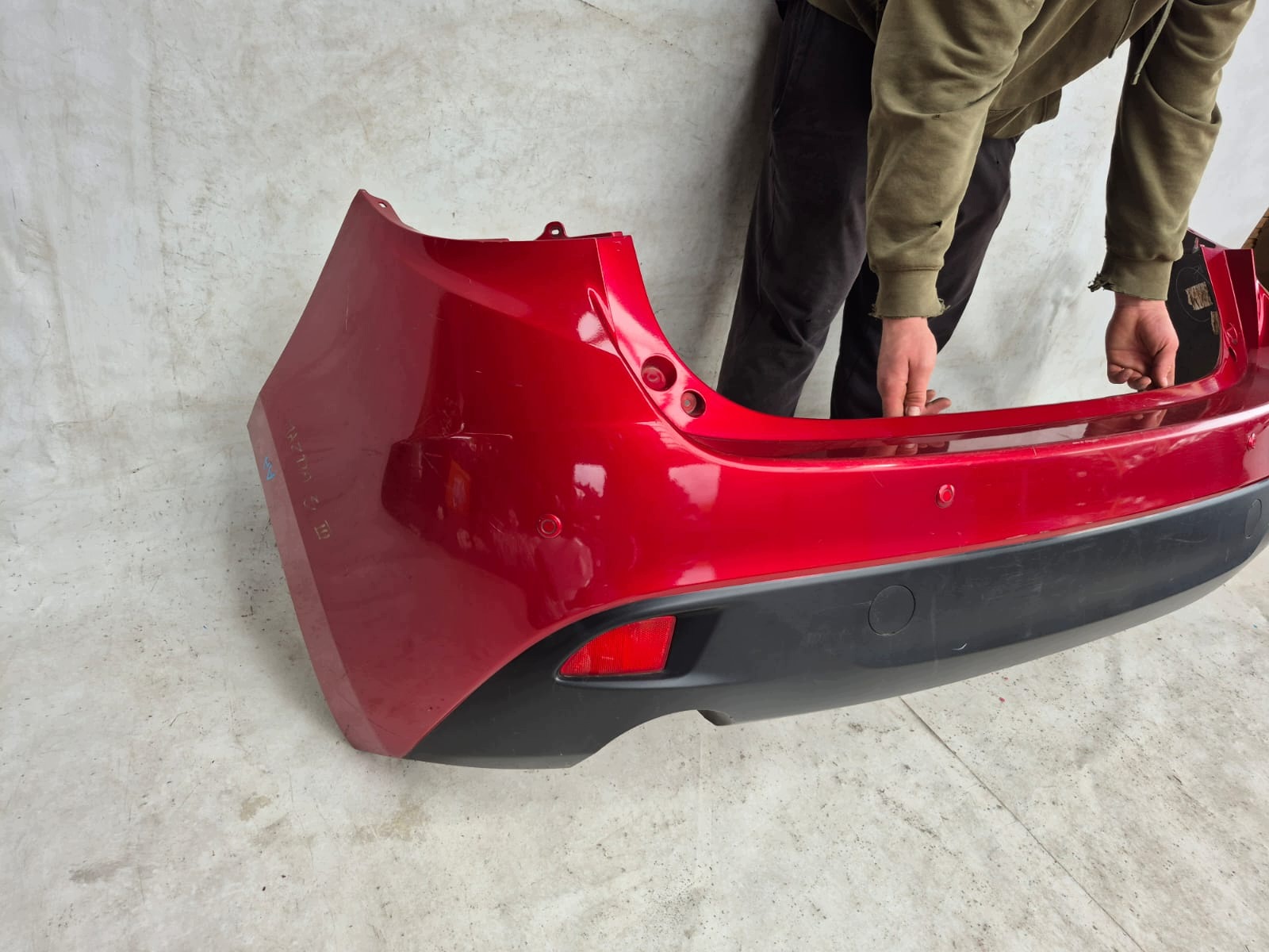 MAZDA 3 BM HB 13- bumper rear part rear PDC BHN9-50221 complete