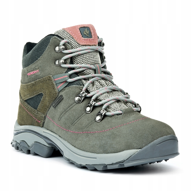 Buty trekkingowe SKÓRA wysokie WODOODPORNE Vemont 37