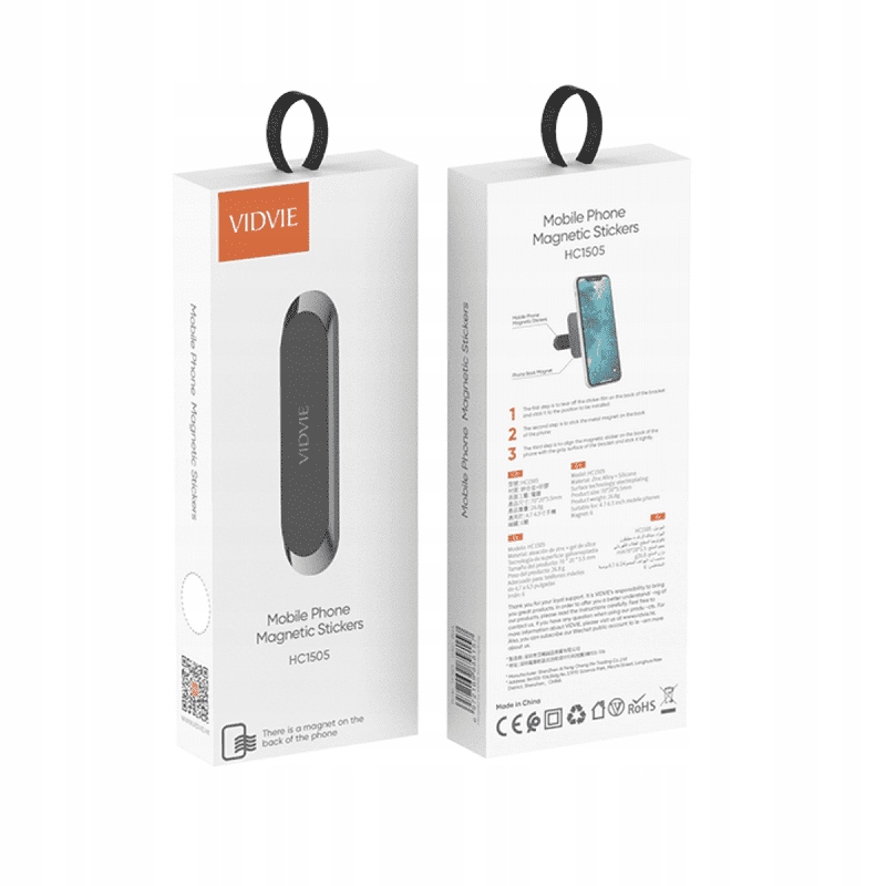 

Uchwyt samochodowy Vidvie HC1505 do kokpitu czarny