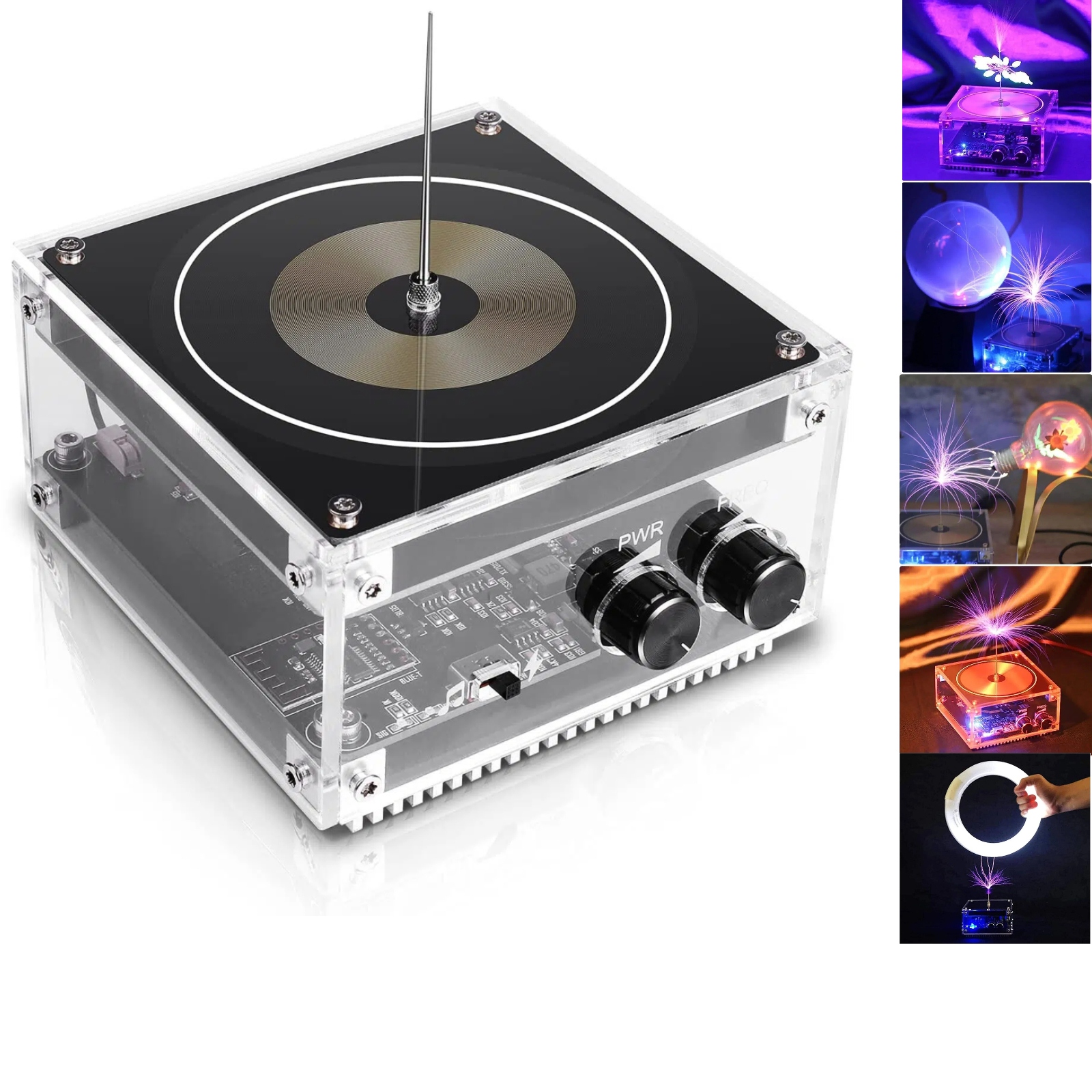 Bluetooth Tesla Coil Music plazmový reproduktor Vědecké experimenty