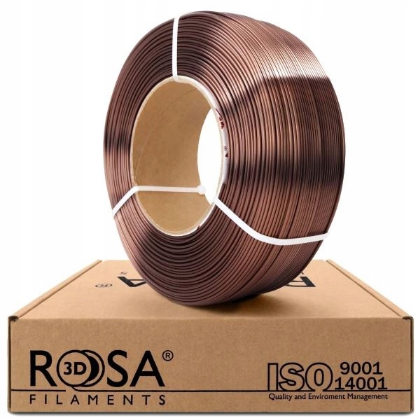 ROSA 3D Filaments Refill PLA Silk 1kg Bronze Brązowy