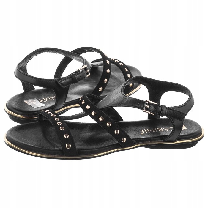 

Buty Damskie Sandały Carinii B4888 Czarne na Lato