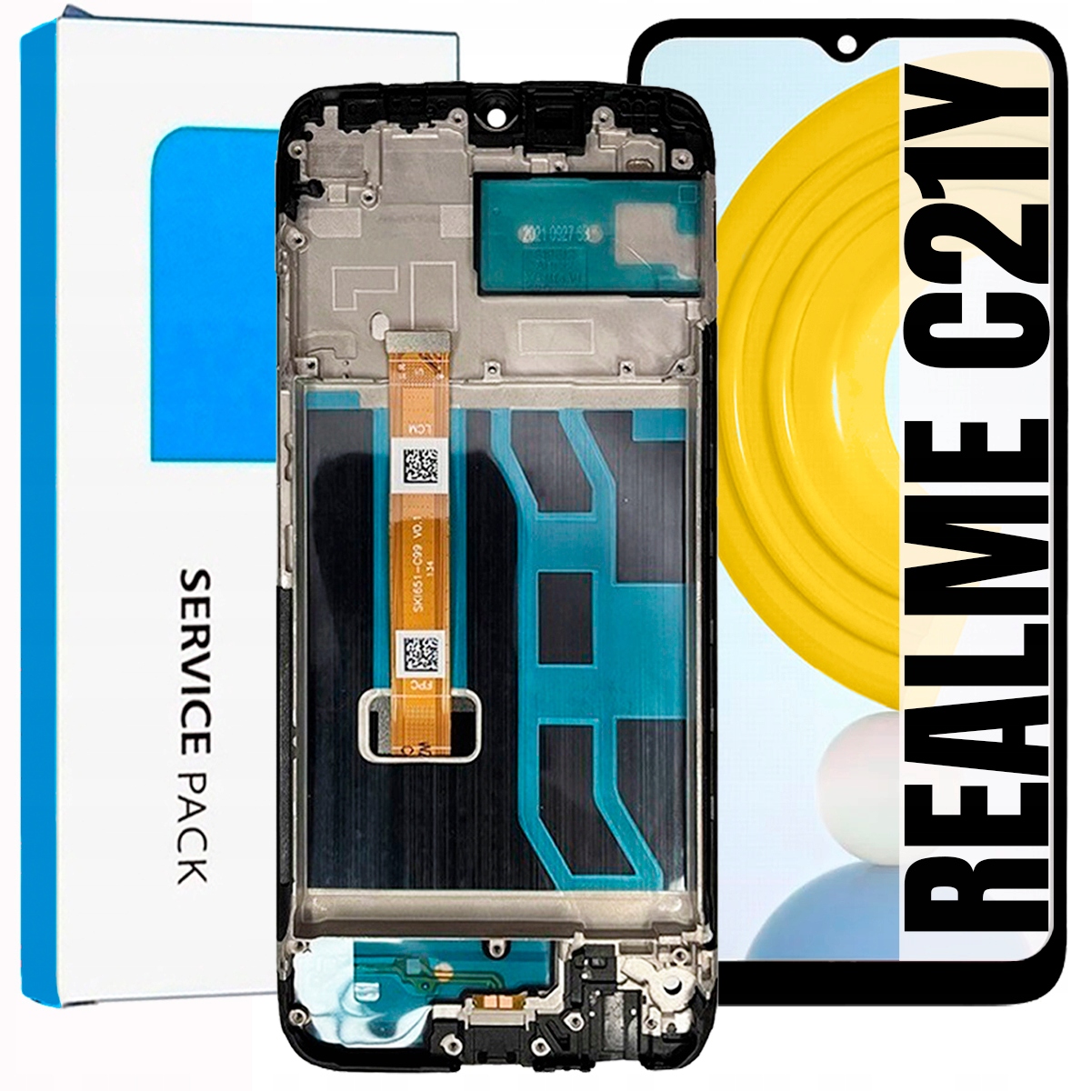 Displej Pro Realme C21Y Originální LCD Rámeček