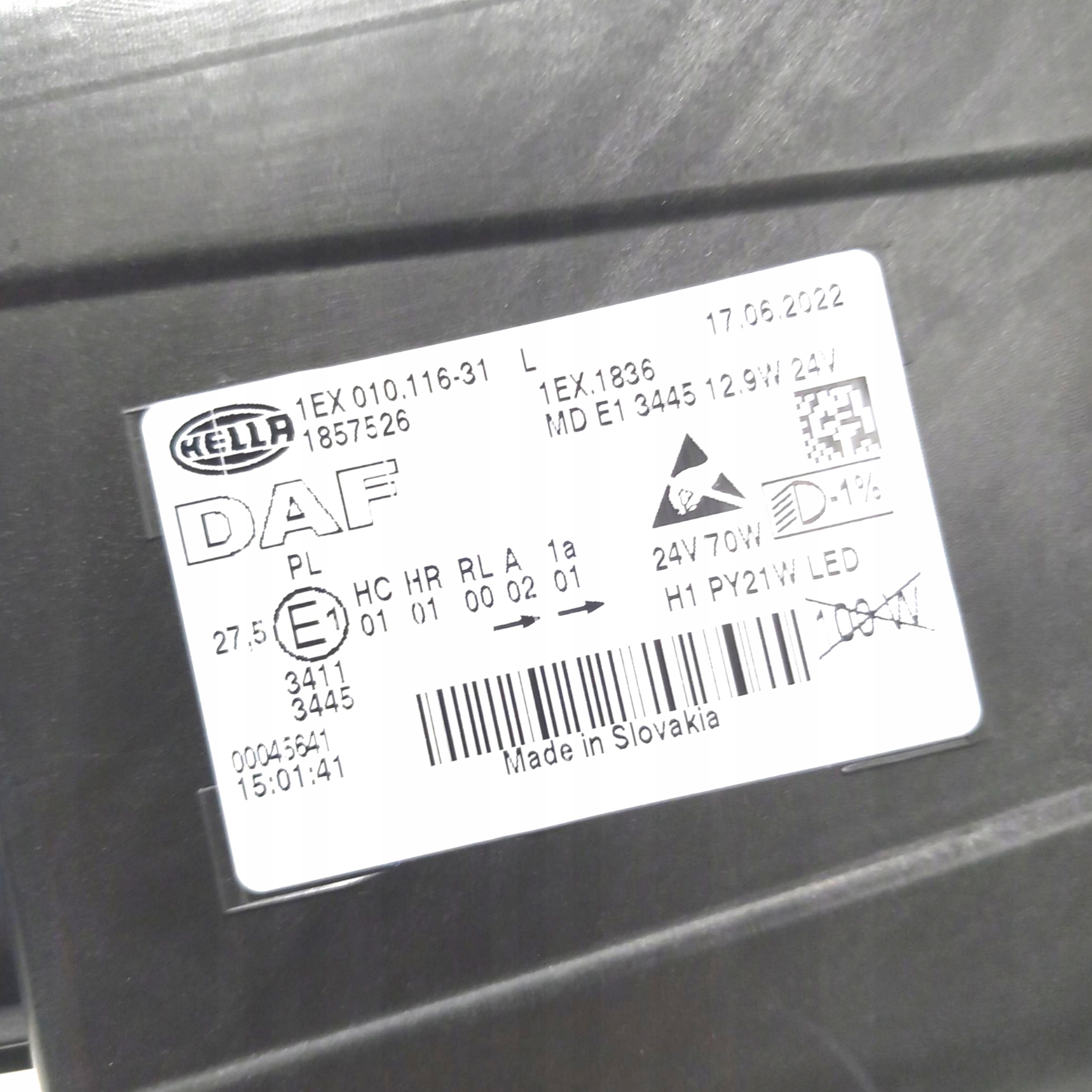 LAMPA PRZÓD PRZEDNIA LEWA REFLEKTOR LED 1857526[1857526] Typ samochodu Samochody ciężarowe