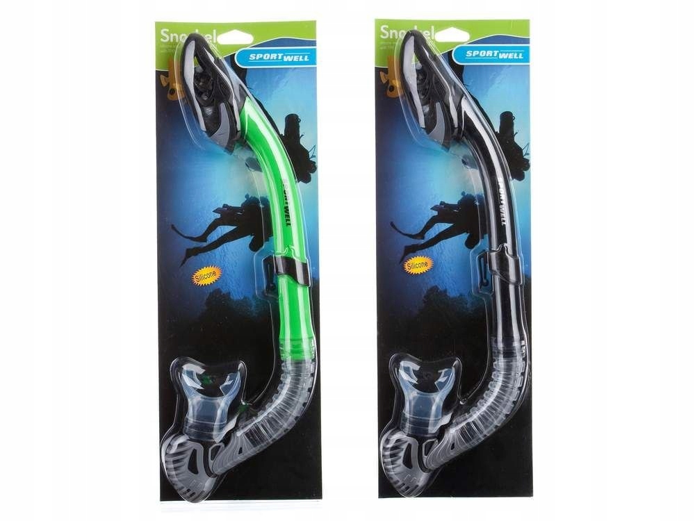 Fajka do nurkowania PROFI Silicon SportWell z zaworem Stan opakowania oryginalne