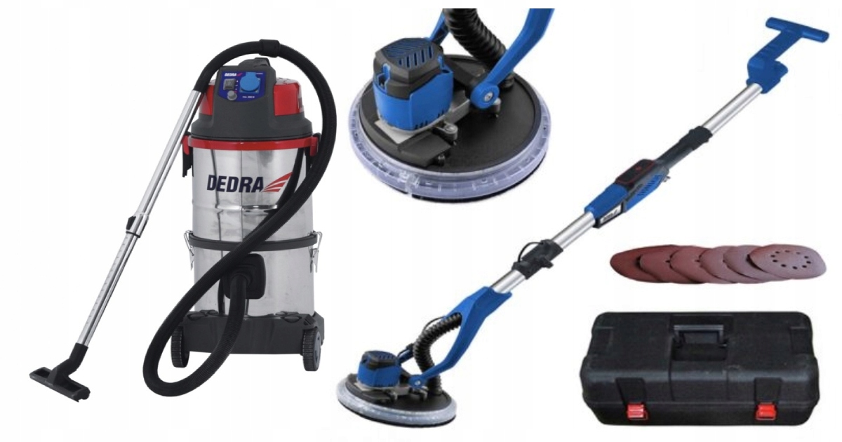 

Dedra DED7768BM DED6602 Żyrafa+odkurzacz Do Gipsu