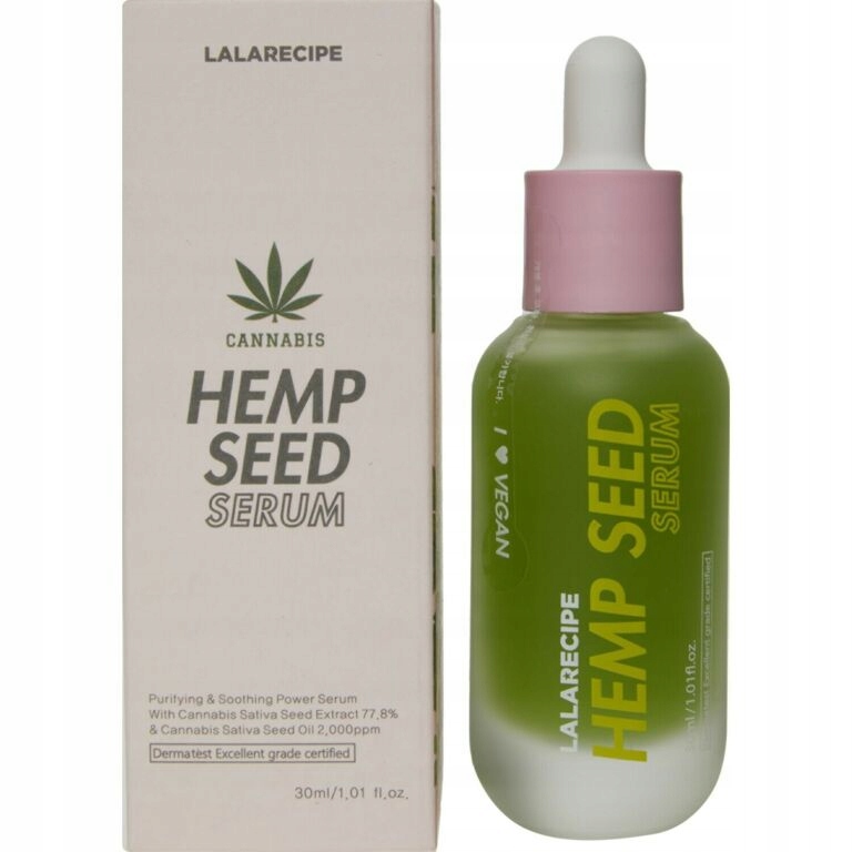 Konopné čistící sérum na obličej Lala Recipe Hemp Seed 30 ml