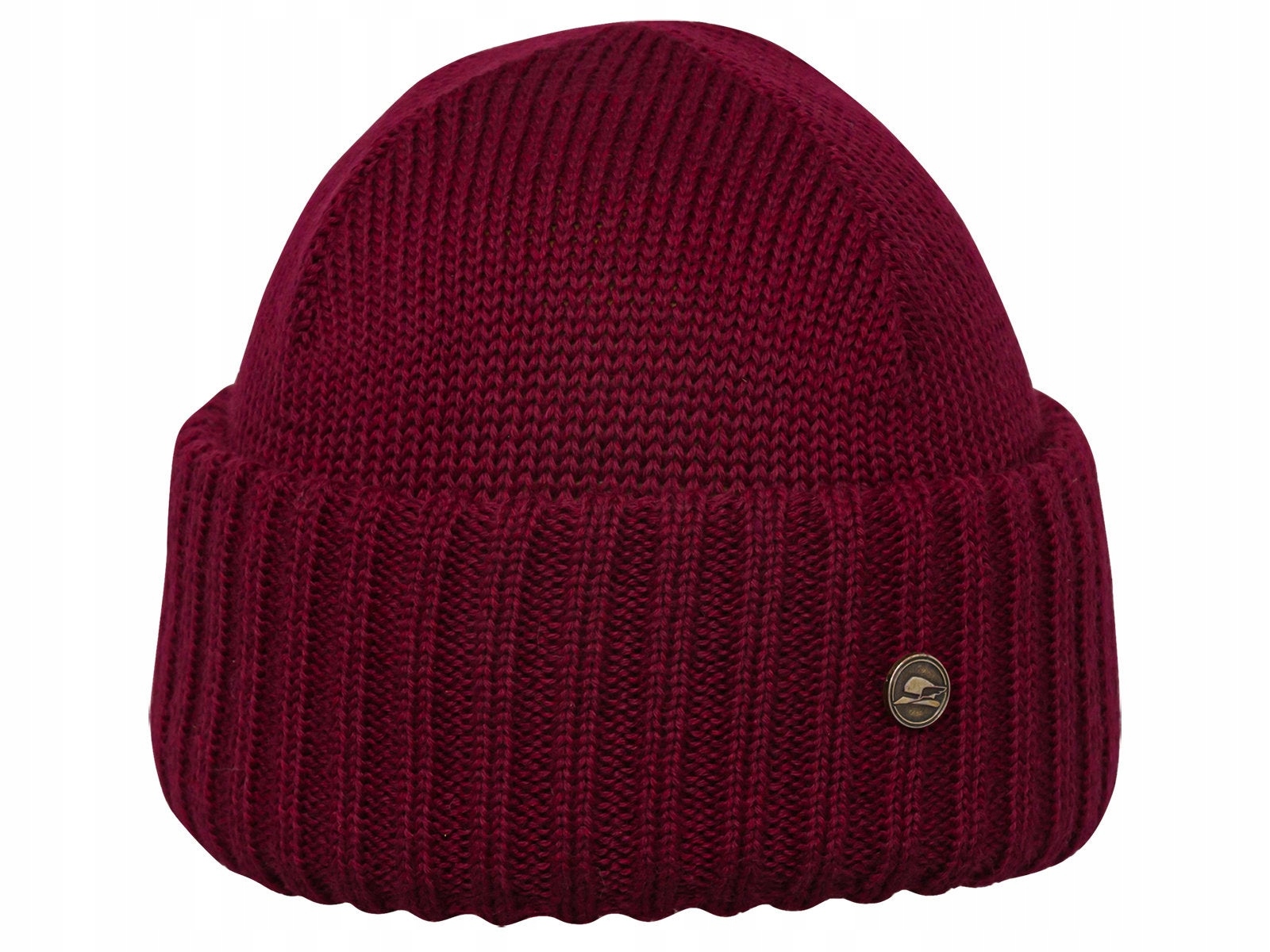 

Zimowa Beanie Czapka Orso Męska Damska Bordowa Hit