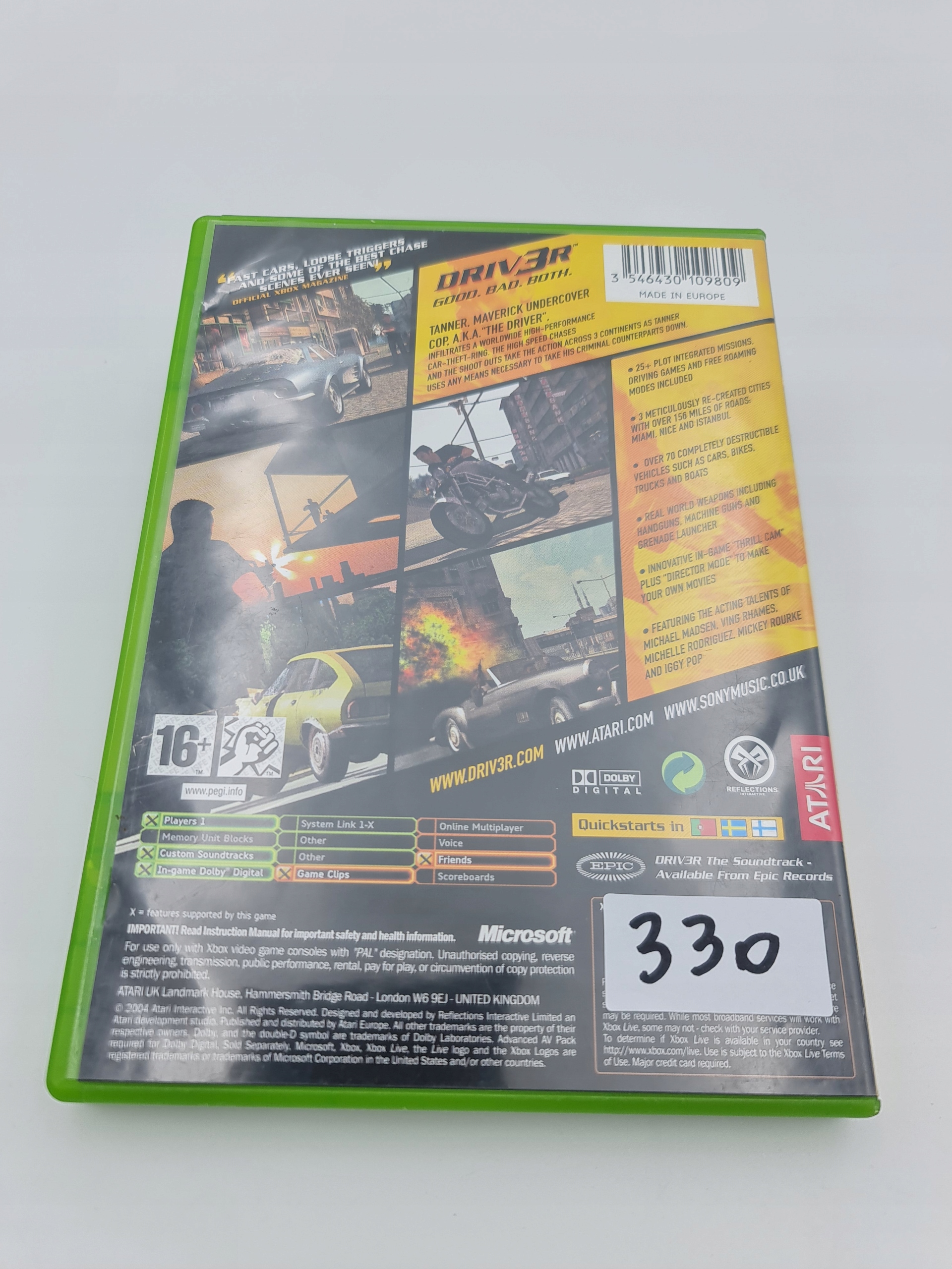 XBOX DRIVER 3 Platforma Xbox