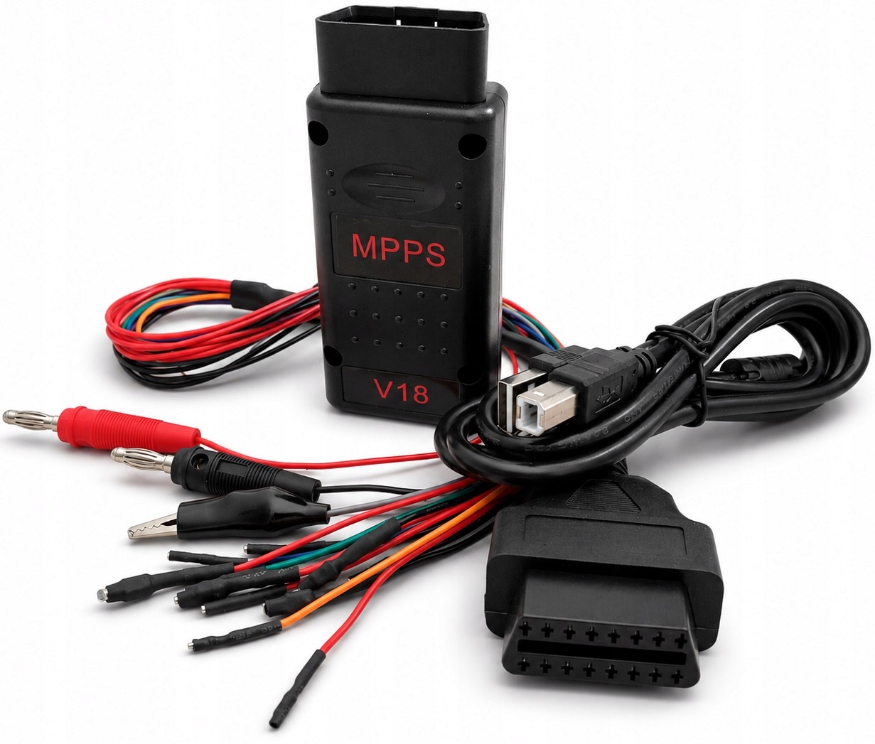 Mpps v18 tricore Pl Eng vag Bmw Mercedes Lexus Nissan Alfa OBD2 No Limit!