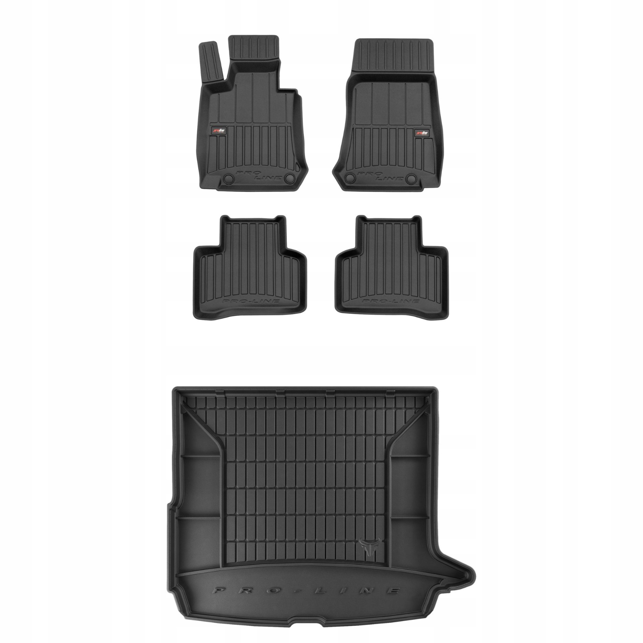 Sada gumových kobercov a rohoží pre Mercedes-Benz Eqc N293 od roku 2019