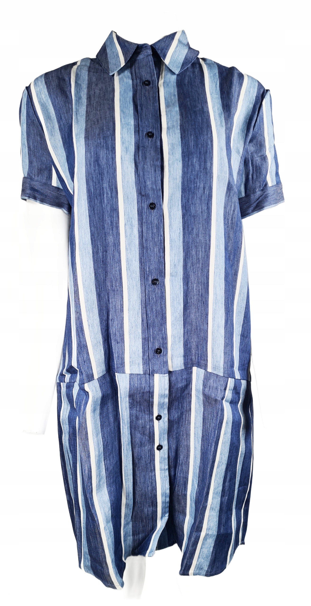 7 For All Mankind Overshirt Cotton Šaty vel. S