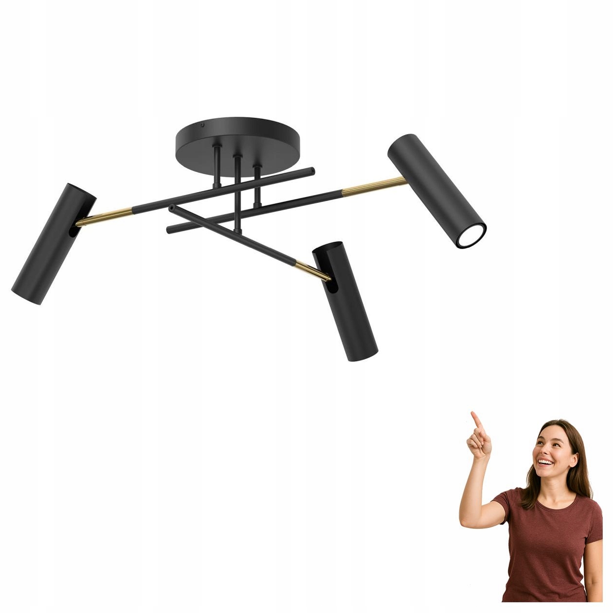 Stropní svítidlo s bodovým osvětlením Axion 4322 Luminex