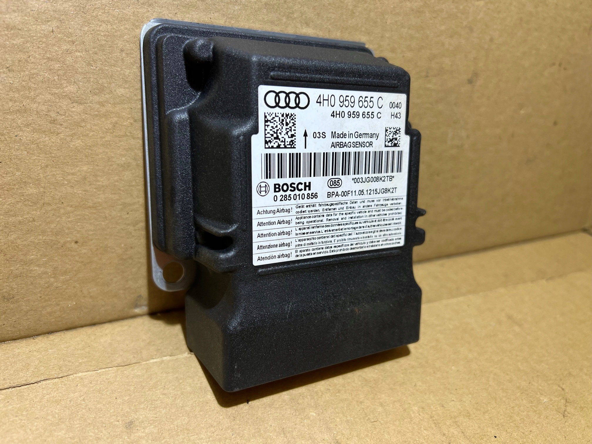 AUDI A6 C7 modulo SENSOR airbag airbag 4H0959655C