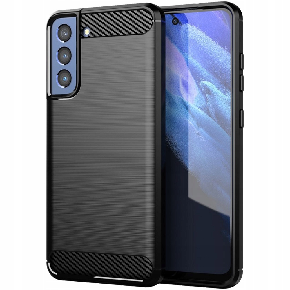 ETUI KARBON CASE PLECKI POKROWIEC FUTERAŁ do SAMSUNG GALAXY S21 FE + SZKŁO Marka Inna