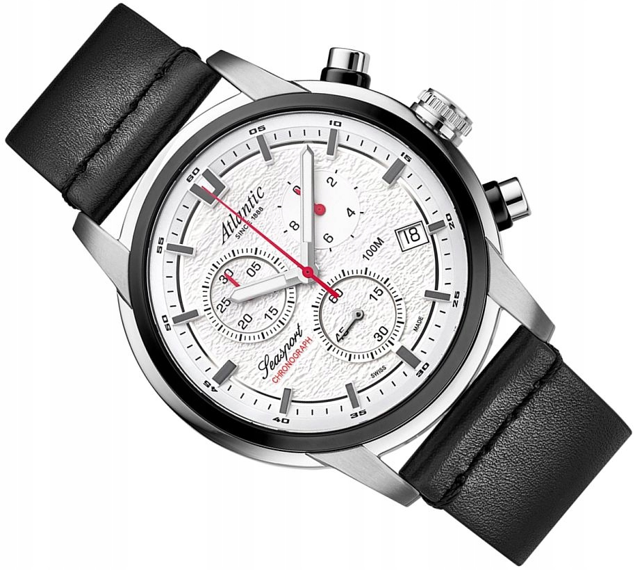 Švýcarský Bestseller Pánské Hodinky Atlantic Seasport Chrono Premium Box