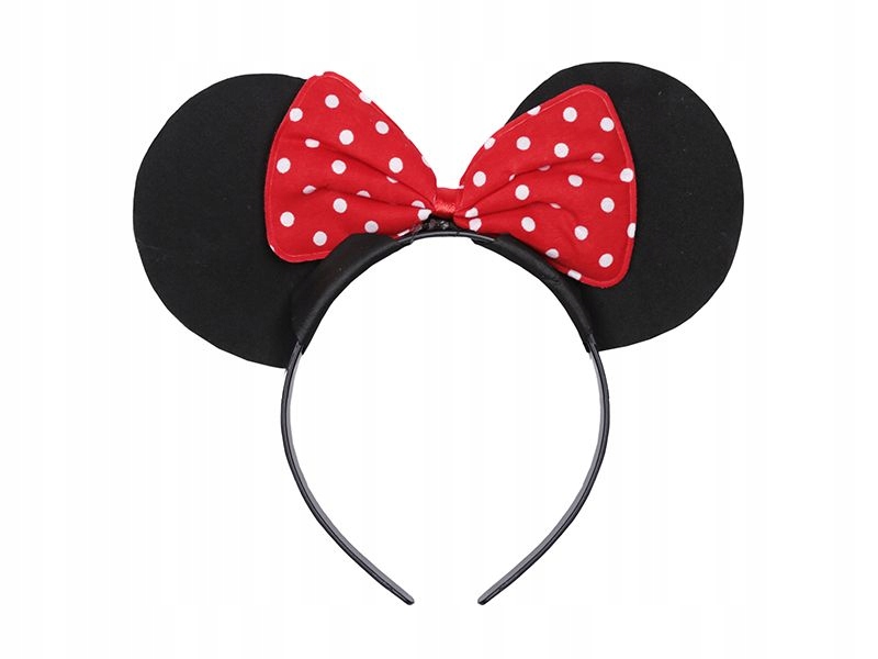 

Opaska Uszy Z Kokardą Myszki Minnie Piankowa