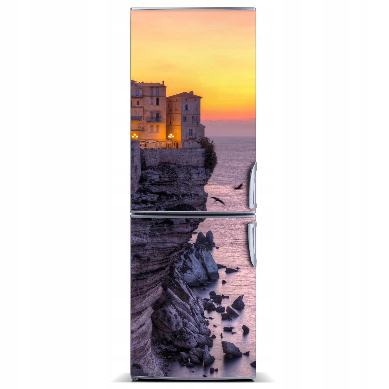 

Magnes Tapeta na lodówkę Domy na klifie 60x180