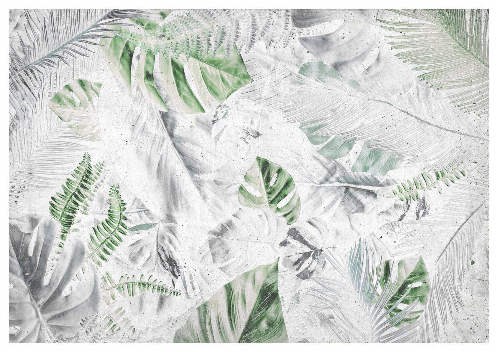 Vliesová fototapeta Tropické listy na světlém pozadí 460x300 lepidlo