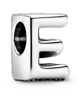 Přívěsek Pandora 797459 Abeceda Písmeno E Stříbrný, Originální