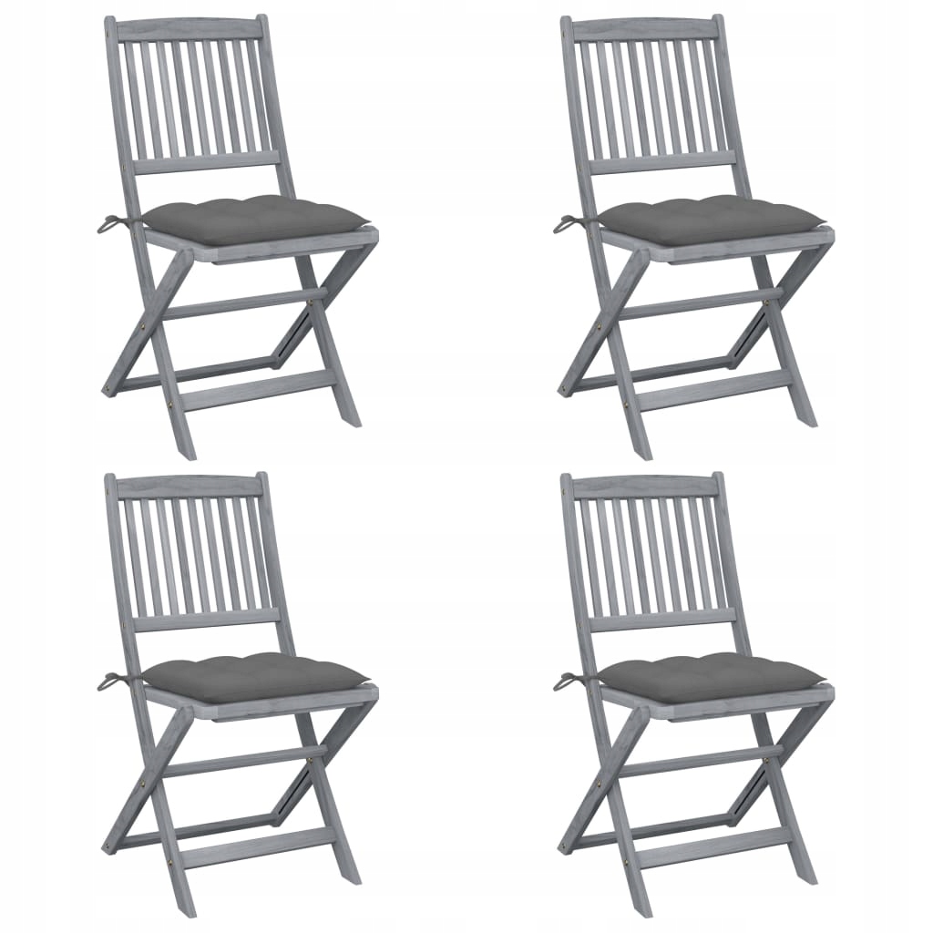 Zahradní židle Greatstore dřevo šedá